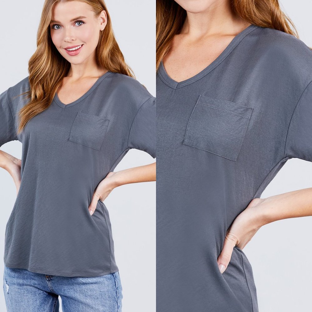 NEW Slate Gray Oversized Tee